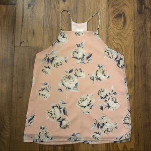 Altar’d State Pink Floral Tank Top